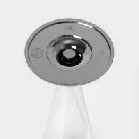 Бокал пластиковый одноразовый для шампанского &laquo;Флютэ&raquo;, 150 мл, с металлизированными каемками, цвет прозрачный, 6 шт/уп