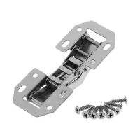 Петля мебельная ТУНДРА, накладная, универсальная, без врезки, набор 8 шт