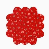 Коробка для кондитерских изделий с пластиковой крышкой &laquo;С Новым годом!&raquo;, ёлка, 10.5 х 10.5 х 3 см