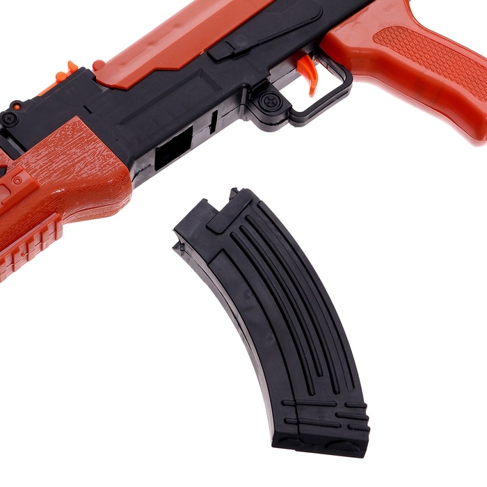 Автомат &laquo;АК-47&raquo;, стреляет присосками и шариками