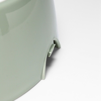 Лего-миска для животных с наклоном "Юта" 0,3л бело- фисташковый