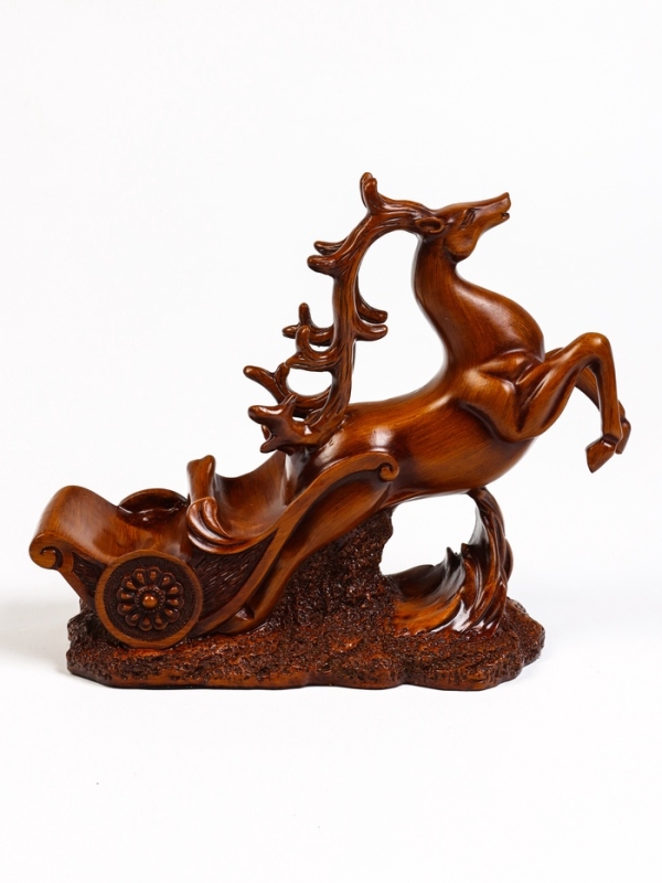 Подставка для бутылки "Олень" под дерево, 17.12.28см