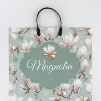 Пакет "Магнолия", полиэтиленовый с пластиковой ручкой, 38 х 34 + 3 см, 90 мкм