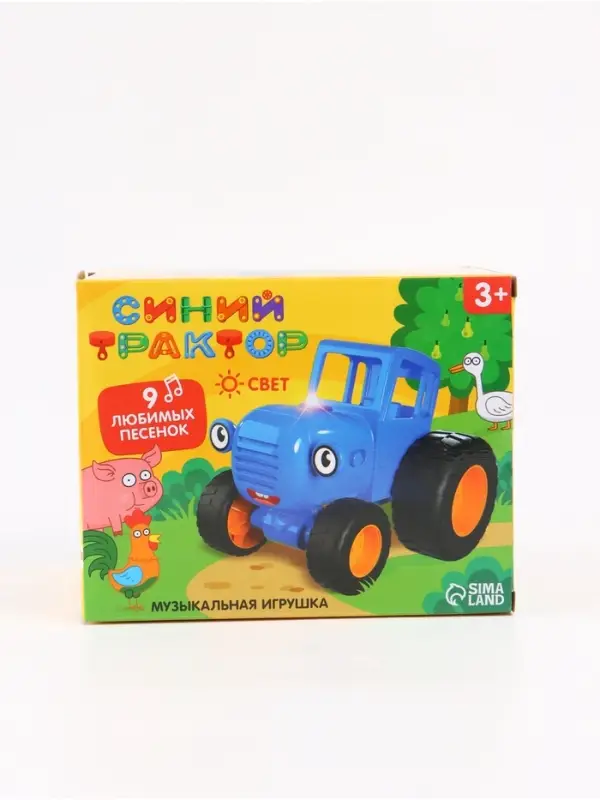 Музыкальная игрушка "Синий трактор", свет, звук