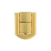 Замок-защелка на ящик ZM01, 2.5&times;2 см, цвет золото