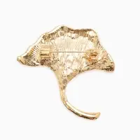 Брошь "Цветок каллы", цвет золото