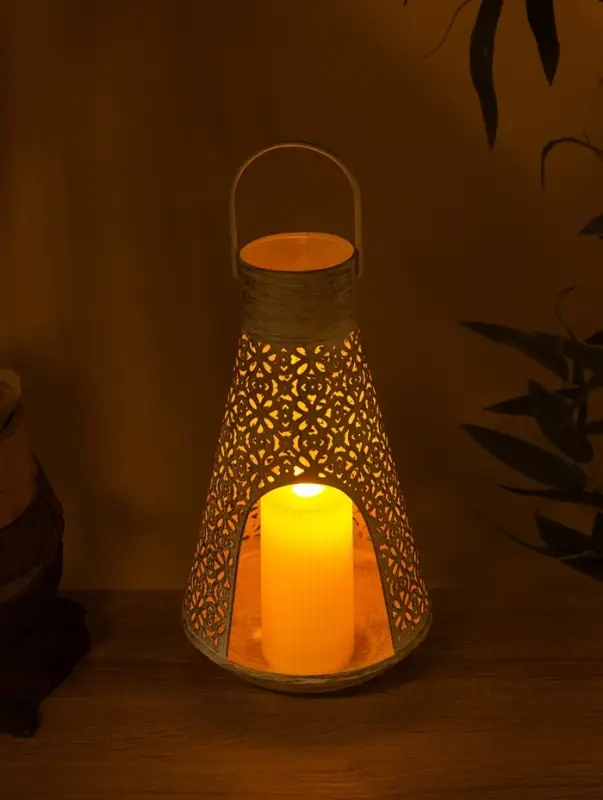 Подсвечник "Башня" 17х17х29 см, металл