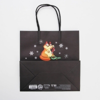 Пакет подарочный новогодний &laquo;Это лучше, чем ничего&raquo;, 22 х 22 х 11 см