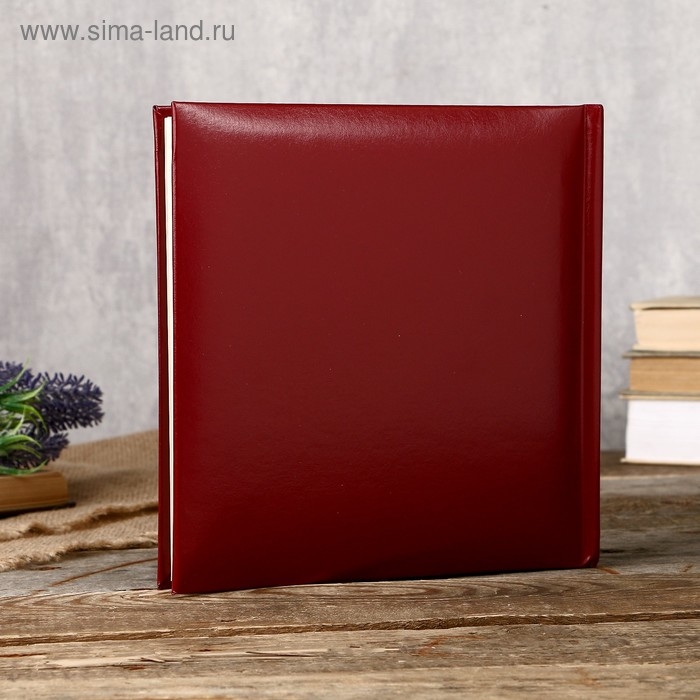 Фотоальбом Fotografia на 200 фото, 10x15 см., "Классика" красный