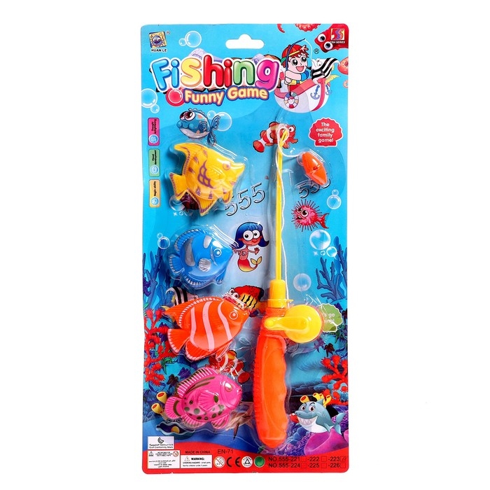 Магнитная рыбалка &laquo;Хороший улов&raquo;, 4 рыбки