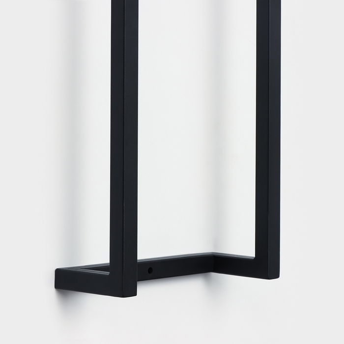 Держатель для полотенец, 10&times;23,3&times;80 см, цвет чёрный