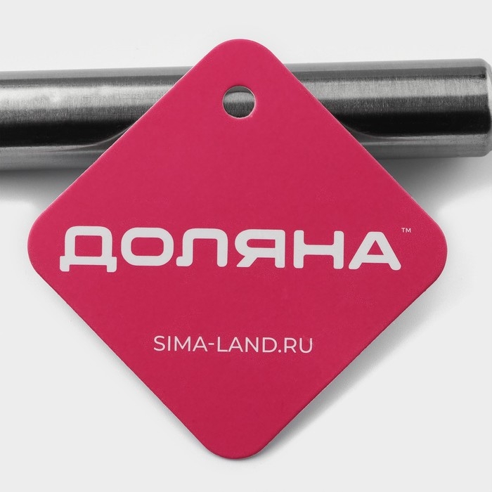 Ложка гарнирная из нержавеющей стали Доляна &laquo;Металлик&raquo;, h=25 см, цвет серебряный