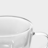 Кружка стеклянная с двойными стенками Magistro &laquo;Дуо&raquo;, 190 мл