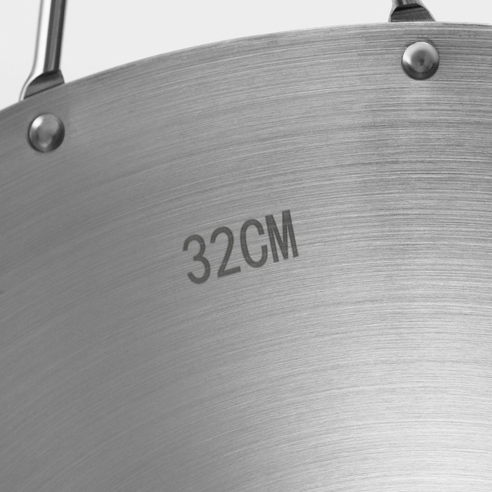 Сковорода-Wok Hanna Kn&ouml;vell из нержавеющей стали Chief, d=32 см, с ручкой