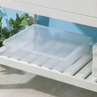 Ящик для хранения с крышкой &laquo;Кристалл&raquo;, 9 л, 40&times;33,5&times;8,5 см, цвет прозрачный