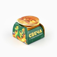 Свеча новогодняя чайная &laquo;Новый год: Деньги&raquo;, диам 4 см