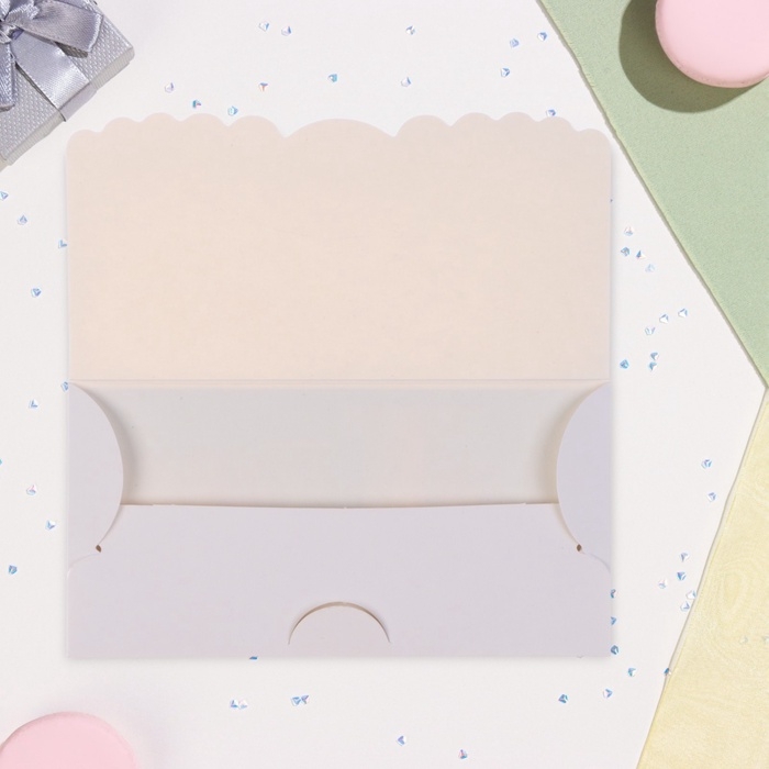 Конверт деревянный резной &laquo;С Юбилеем!&raquo; разноцветные узоры, 8&times;16 см