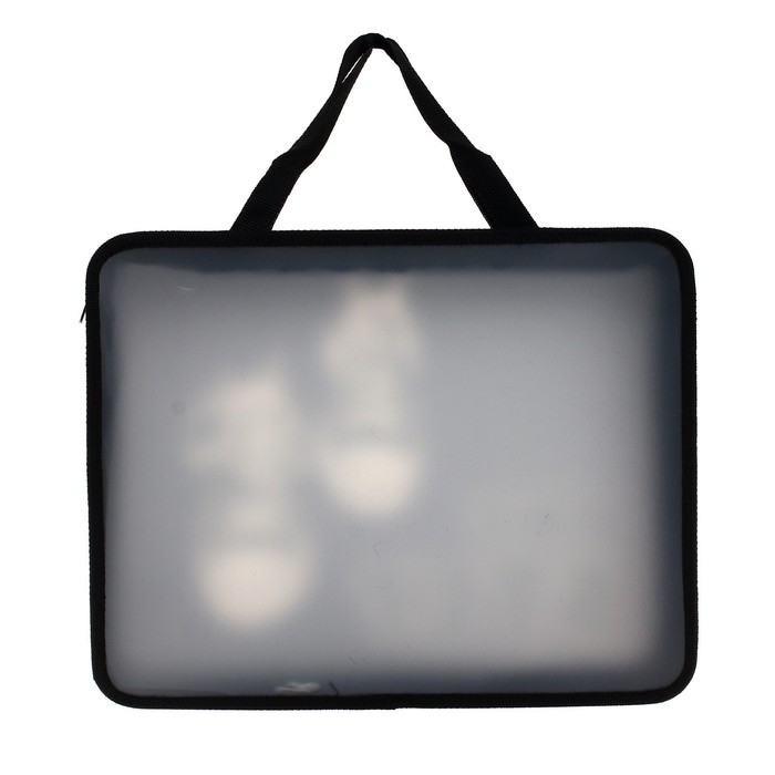 Папка с ручками А4, 330 х 260 х 75 мм, пластиковая, ручки-тесьма, Calligrata "Кеды"