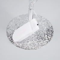 Светодиодный куст &laquo;Капли росы&raquo; 45 &times; 30 &times; 3 см, 20 LED, постоянное свечение, от батареек CR2032х2 (в комплекте), свечение тёплое белое