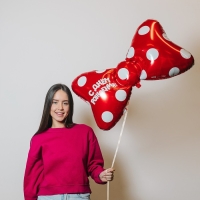 Воздушный шар фольгированный 24" &laquo;Для тебя&raquo;, бант, с подложкой