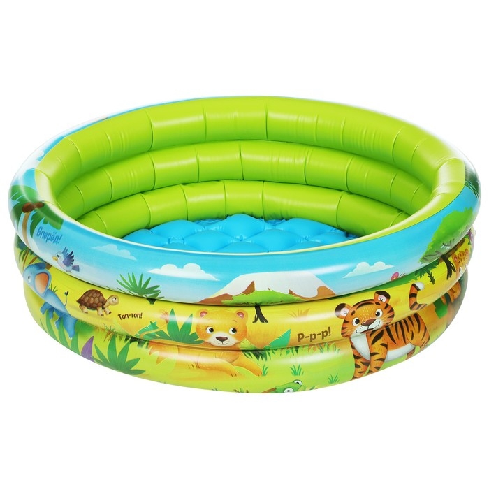 Бассейн надувной &laquo;На волне: Африка&raquo;, 64х21 см, с надувным дном