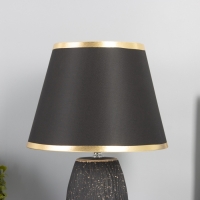 Лампа настольная "Клойд" 1х40Вт Е27 черный/золото 25х25х40см