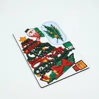 Новогодний сувенир с пожеланиями из дерева