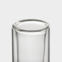 Набор стопок - шотов стеклянных с двойными стенками Magistro &laquo;Пуля&raquo;, 30 мл, 3,5&times;11 см, 6 шт