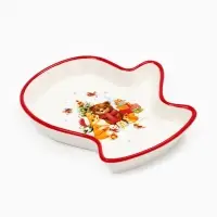 Блюдо керамическое &laquo;Волшебного года&raquo;, 20&times;17.5&times;3 см, ручная работа