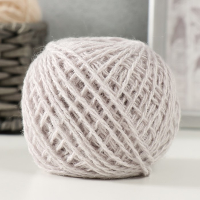 Пряжа для вязания спицами, крючком &laquo;Карачаевская&raquo;, моток, 100% акрил, 100 м/40&plusmn;5 г, (ангора)