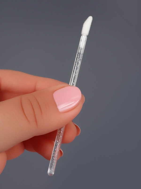 Аппликаторы для помады и блеска, набор - 50 шт, 9 см, цвет белый