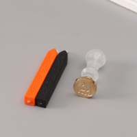 Сургучный набор "Страшная тыква" печать, ручка, сургуч 12,5х10х3,6 см