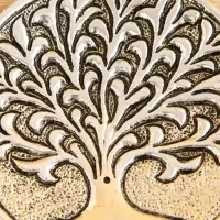 Подставка под благовония "Священное дерево" алюминий 10,5 см