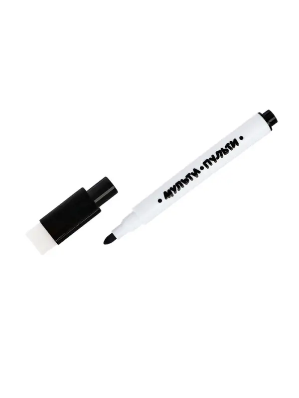 Папка многоразовая "Пиши-стирай" Мульти-Пульти для письма и рисования, с маркером, ассорти, европодв