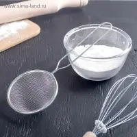 Сито Доляна &laquo;Помощник&raquo;, d=8 см, нержавеющая сталь