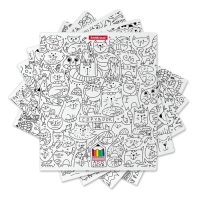 Тетрадь 48 листов в клетку, ErichKrause Add Color. Animals, обложка мелованный картон, блок офсет 100% белизна, МИКС (1 вид в спайке)