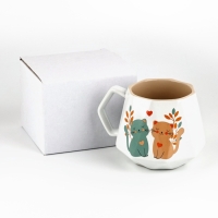 Кружка керамическая Дорого внимание &laquo;Котики&raquo;, 350 мл