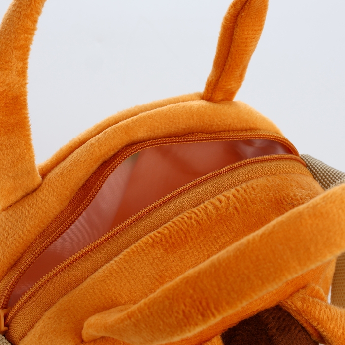 Сумка детская на молнии &laquo;Выбражулька&raquo;, цвет коричневый