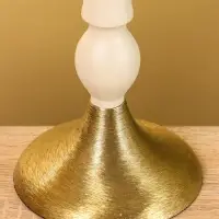 Подсвечник на 1 свечу "Фисташка" 10,5х10,5х25 см