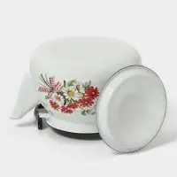 Чайник сферич. с мет.р. 3л (белая)Астры