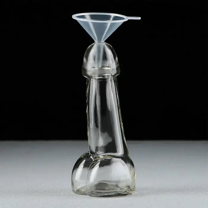 Набор "Chlenex", стакан 100 мл, трубочка, неоновые браслеты 4шт, воронка