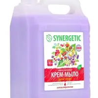 Крем-мыло жидкое биоразлагаемое для мытья рук и тела SYNERGETIC "Дикие ягоды", 5 л