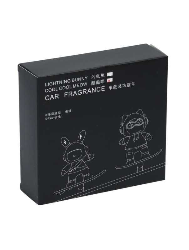 Игрушка, котёнок на скейтборде, оранжевый