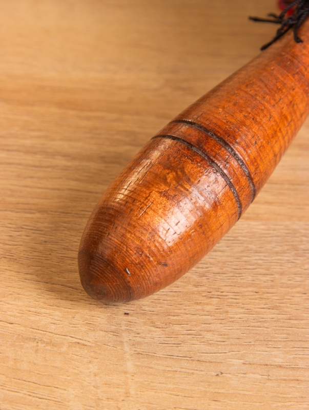 Сувенирный музыкальный инструмент "Маракас" махагон, кокос, 10х10х23 см