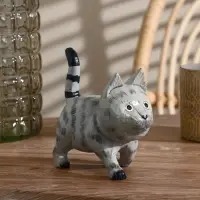 Сувенир &laquo;Котик&raquo;, 10&times;11&times;6.5 см, дерево, серый