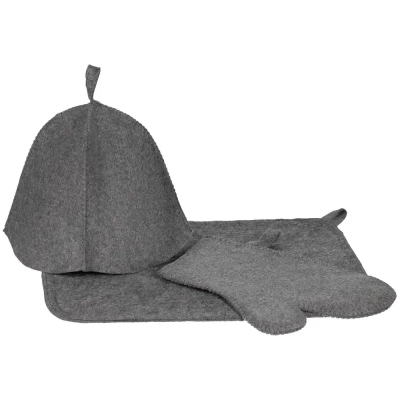 Банный набор Heat Therapy ver.2, мужской, светло-серый