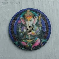 Подставка для благовоний "Ганеша", d=6 см