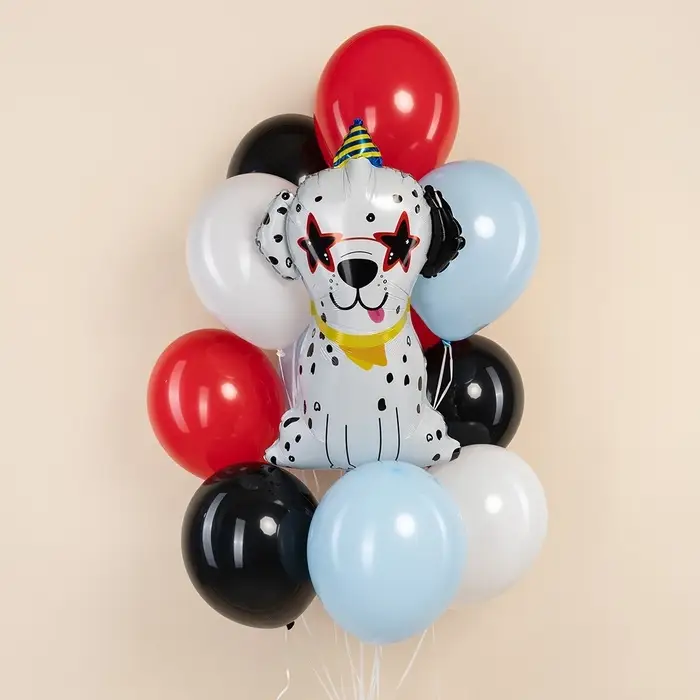 Воздушный шар фольгированный 32" "Далматинец в колпачке"