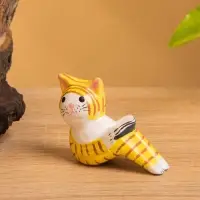 Сувенир дерево "Кошка с книгой" МИКС, 7х3х5 см