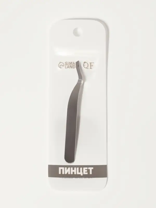 Пинцет скошенный, узкий, 9 см